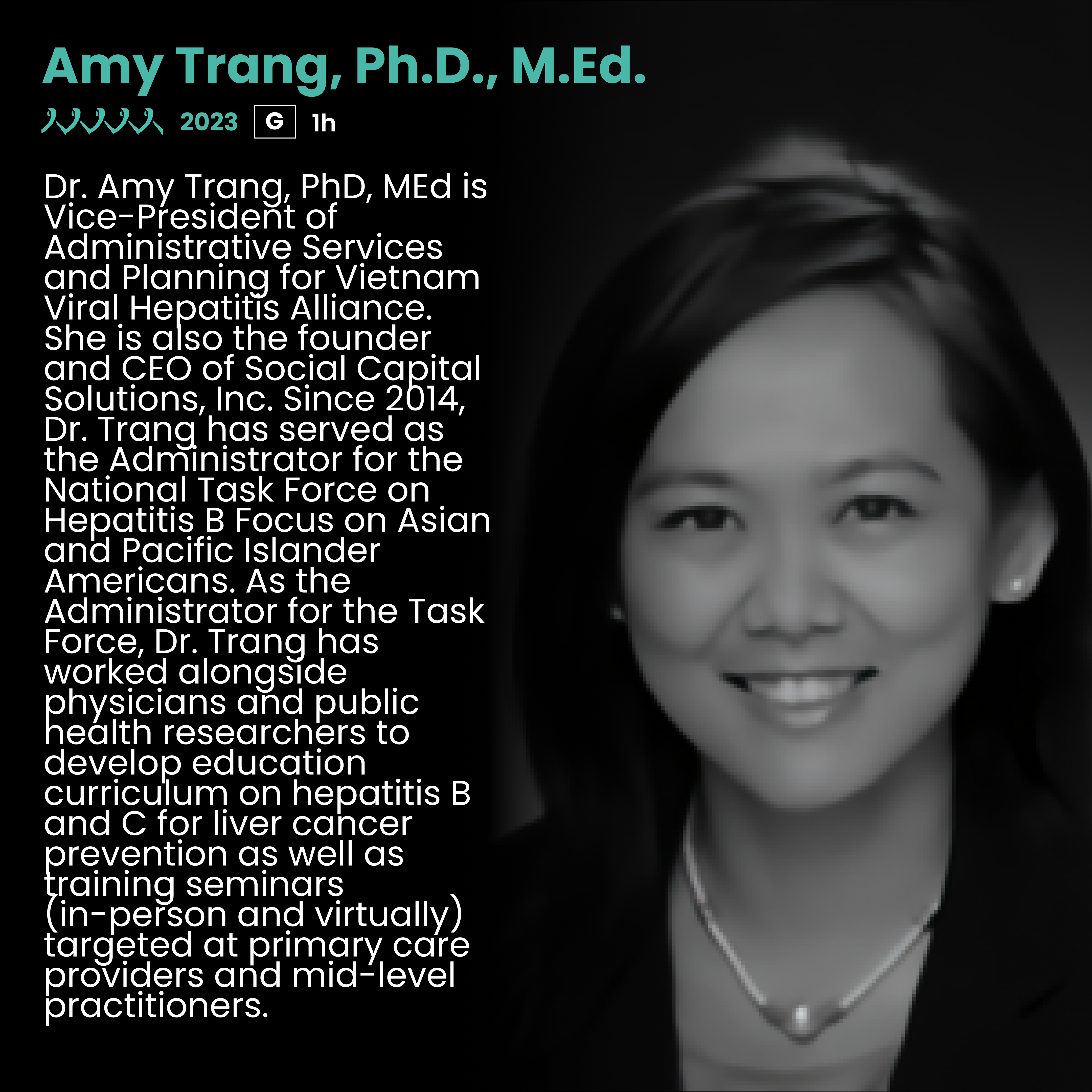 Amy Trang, Ph.d, M.ed